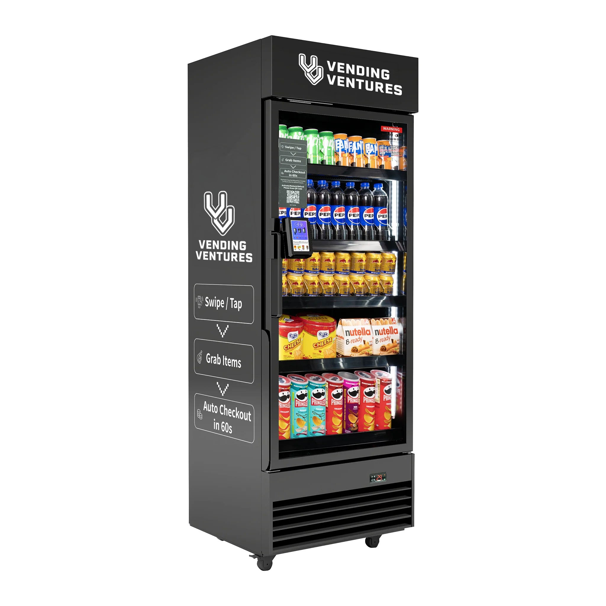 Smart Cooler Vending System w/ Auto Checkout